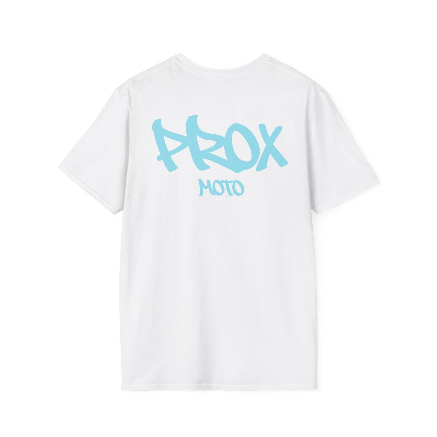 Unisex Softstyle T-Shirt with Prox Moto Design - Casual Wear, Streetwear, Gift for Him/Her, Everyday Comfort, Graphic Tee