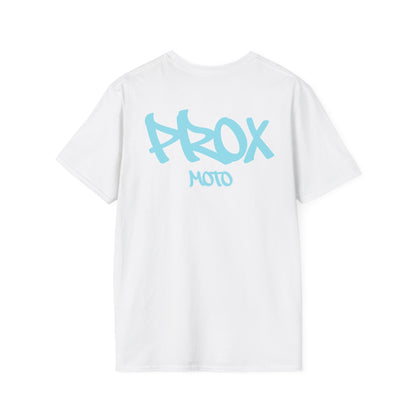 Unisex Softstyle T-Shirt with Prox Moto Design - Casual Wear, Streetwear, Gift for Him/Her, Everyday Comfort, Graphic Tee